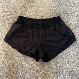 Black lululemon shorts